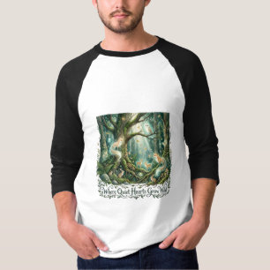 Skurrile Wald-Natur-Dekoration T-Shirt