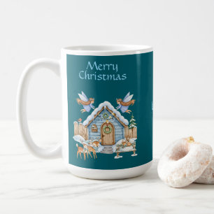 Skurrile Weihnachtstasse Kaffeetasse