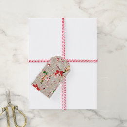 Skurriler Beiger Nussknacker-Zuckerhut-Weihnachten Geschenkanhänger