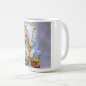Skurriler Elefant in bluem Anzug Kaffeetasse (VorderseiteRechts)