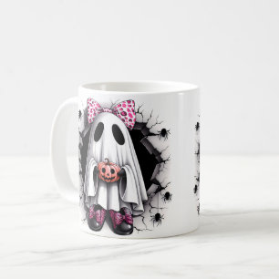 Skurriler Halloween-Geist Kaffeetasse