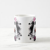 Skurriler Halloween-Geist Kaffeetasse (Mittel)