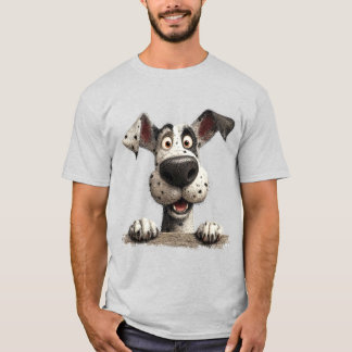 Skurriler Hund T-Shirt