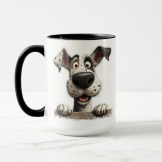 Skurriler Hund Tasse