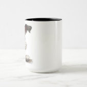 Skurriler Hund Tasse (Zentrum)