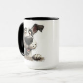 Skurriler Hund Tasse (Vorderseite Links)