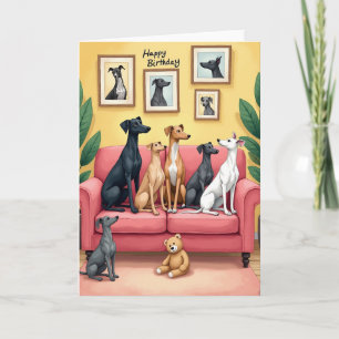 Skurriler Hundegeburtstagskarte Karte