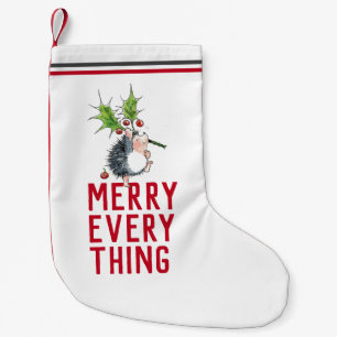 skurriler Igel Merry alles Kleiner Weihnachtsstrumpf