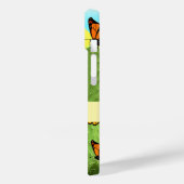 Skurriler Kaktus und Schmetterlinge Case-Mate iPhone Hülle (Rückseite / Links)