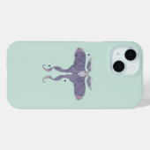 Skurriler Lila-Motten mit Sternenglanz Case-Mate iPhone Hülle (Rückseite (Horizontal))