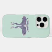 Skurriler Lila-Motten mit Sternenglanz Case-Mate iPhone Hülle (Rückseite (Horizontal))