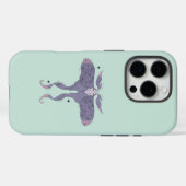 Skurriler Lila-Motten mit Sternenglanz Case-Mate iPhone Hülle (Rückseite (Horizontal))