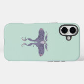 Skurriler Lila-Motten mit Sternenglanz Case-Mate iPhone Hülle (Rückseite (Horizontal))