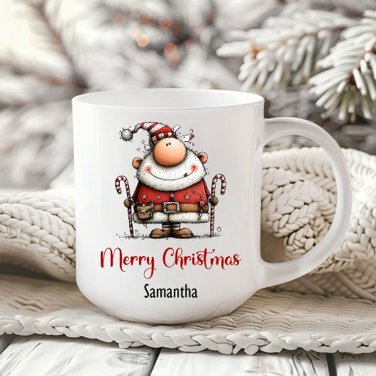Skurriler lustiger Weihnachtsmann-Fun-Coffee-Mug Kaffeetasse