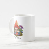 Skurriler Pilz-Frosch-Kaffeebecher Kaffeetasse (Vorderseite Links)