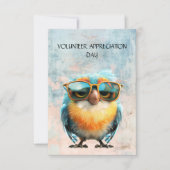 Skurriler Vogel-Tag der Freiwilligenanerkennung (Vorderseite)