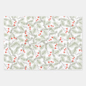 Skurriler Weihnachts-Winter-Wunderland-Set Geschenkpapier Set (Vorderseite 2)