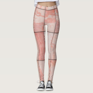Skurriles Aquarell-Wildblumenmuster Damen- Le Leggings