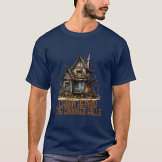 Skurriles Cottage-Illustrations-Geschenkidee  T-Shirt