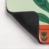 Skurriles florales Libellen-Design Mousepad (Ecke)