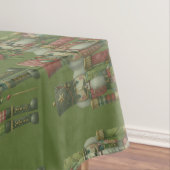 Skurriles Patchwork-Weihnachts-Nussknacker-Trio Tischdecke (Beispiel)