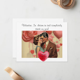 Skurriles Valentinstag Mitteilungskarte