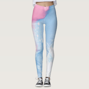 Skurriles Wildblumen-Wasserfarbenmuster Damen Le Leggings