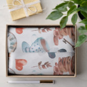 Skurriles Wunderland-Teeparty-Muster Seidenpapier (Geschenk)
