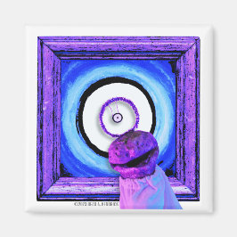 Skwot Above Assie the Barker auf der Alien des Aug Magnet