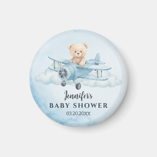 Sky Adventure Niedlich Teddy Bea Baby Shower Gefal Magnet