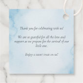 Sky Adventure Niedlich Teddy Bear Pilot Vielen Dan Geschenkanhänger (Rückseite)