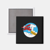 Sky Airplane Funny Mathe Nerd Geburtstag Geschenk  Magnet (Vorderseite/Rückseite)