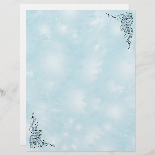 Sky and Clouds Stationery (Vorne/Hinten)