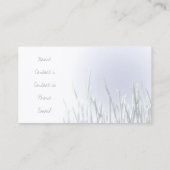 "SKY AND GRASS" ZEN STYLE BUSINESS CARD VISITENKARTE (Rückseite)