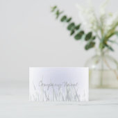 "SKY AND GRASS" ZEN STYLE BUSINESS CARD VISITENKARTE (Stehend Vorderseite)