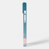 Sky and Moon Aesthetic IPhone 14 Case (Rückseite / Links)