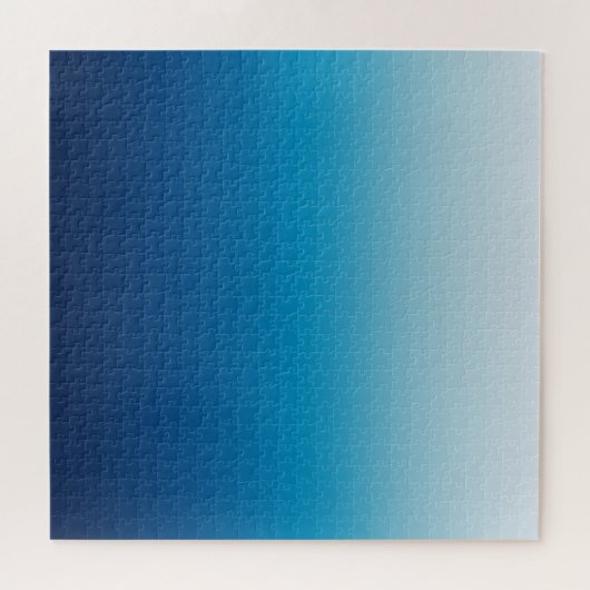 Sky and Ocean Blue Ombre Puzzle (Horizontal)