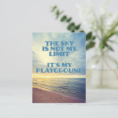 Sky-Angebot Postkarte (Stehend Vorderseite)