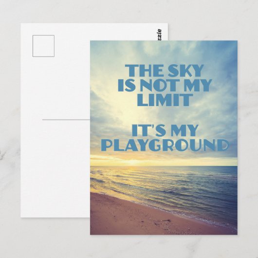 Sky-Angebot Postkarte (Vorne/Hinten)