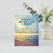 Sky-Angebot Postkarte (Stehend Vorderseite)