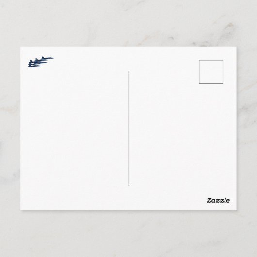 Sky Angels Postkarte (Rückseite)