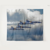 Sky Angels Wandteppich (Vorderseite (Horizontal))