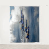 Sky Angels Wandteppich (Vorderseite)