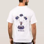 Sky Beats DJ Tee – Where Music Takes Flight (Rückseite)