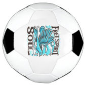 Sky Bird mit freiem Geist und Soul Fußball (Gedreht)