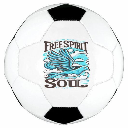Sky Bird mit freiem Geist und Soul Fußball (Vorderseite)