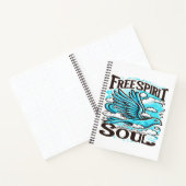 Sky Bird mit freiem Geist und Soul Notizblock (Innenseite)