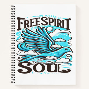 Sky Bird mit freiem Geist und Soul Notizblock