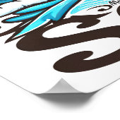 Sky Bird mit freiem Geist und Soul Poster (Ecke)