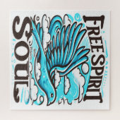 Sky Bird mit freiem Geist und Soul Puzzle (Horizontal)